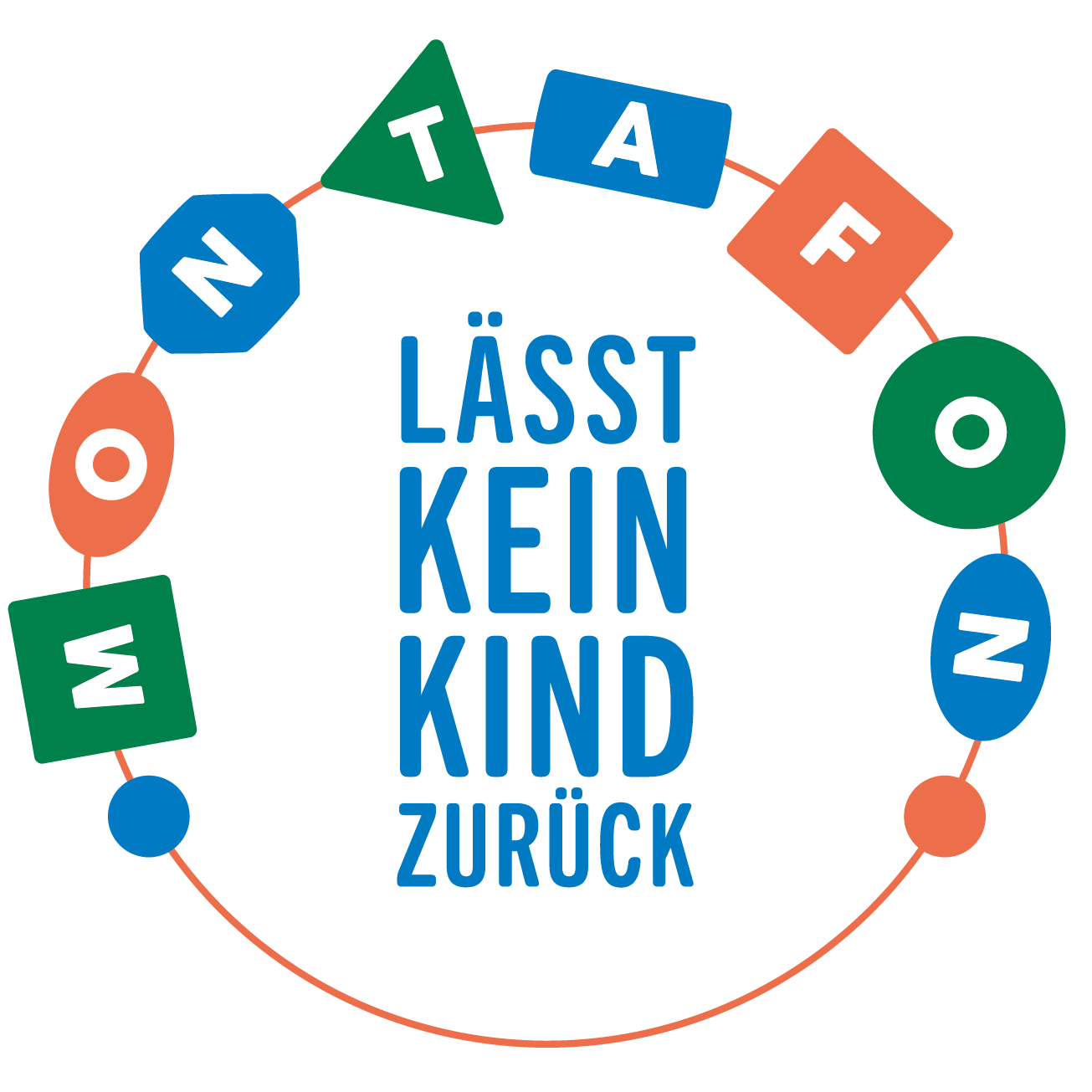 Kein Kind zurücklassen Logo von Sankt Anton im Montafon