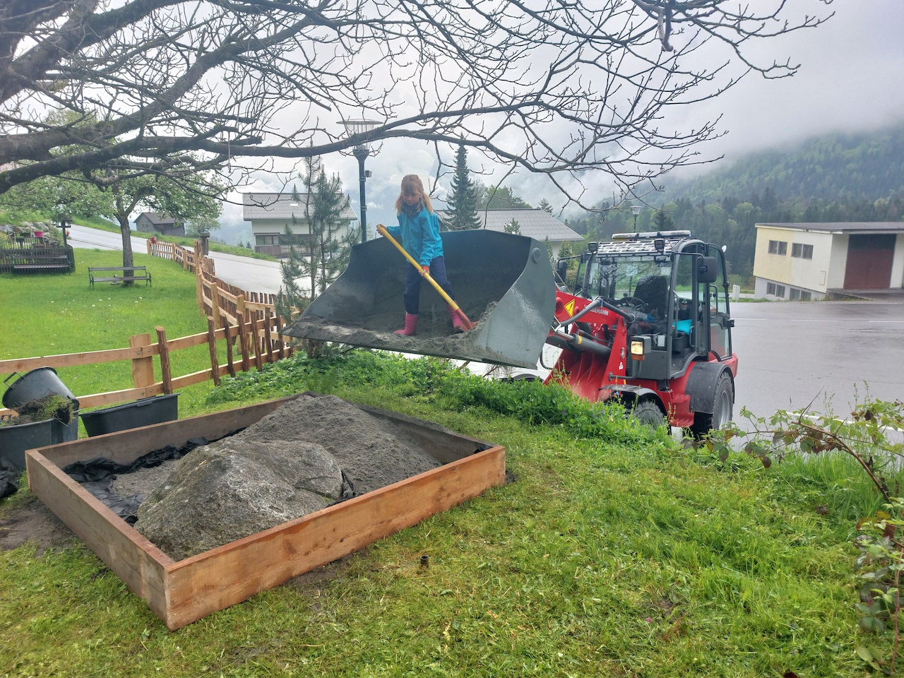 Sandkistenaktion im Frühling 